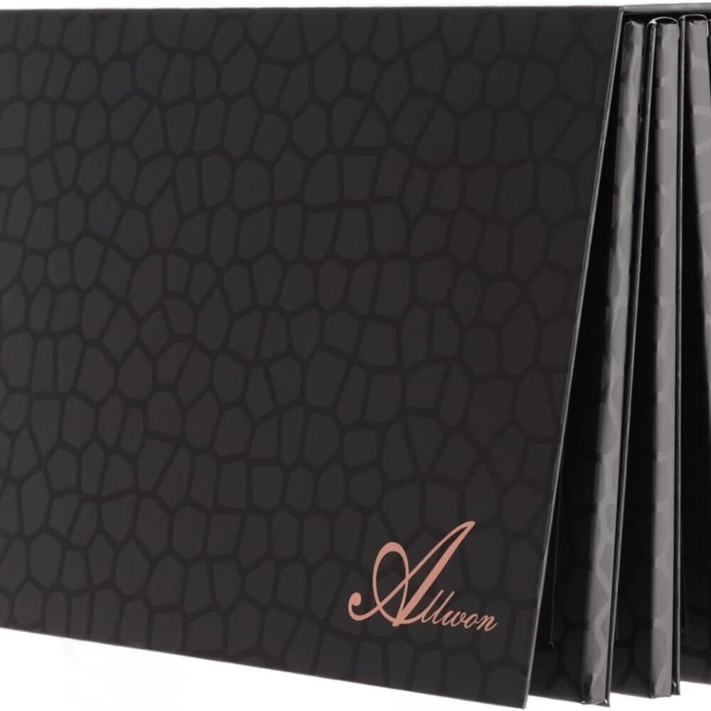 4-Layer Book Shaped Magnetic Palette Large Empty Makeup Palette Storage Box for